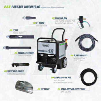 Commando 40 PRO Dry Ice Blaster - Image 3